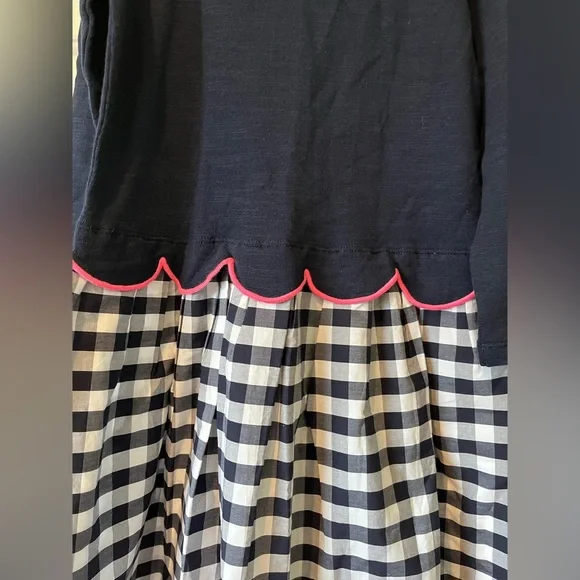 Crewcuts navy, pink and gingham dress size 10, NWT - Picture 9 of 13